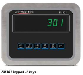 Avery
Weigh-Tronix ZM301 Weight Indicator Avery Weigh-Tronix ZM301
Weight Indicator